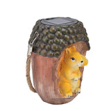 Solar Squirrel Stake Lights Outdoor IP67 Waterproof Squirrel Decorative Lights for Patio Yard Flowerbed Pathway In Australia - Darrahopens