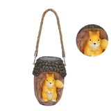 Solar Squirrel Stake Lights Outdoor IP67 Waterproof Squirrel Decorative Lights for Patio Yard Flowerbed Pathway