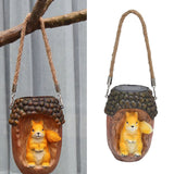 Solar Squirrel Stake Lights Outdoor IP67 Waterproof Squirrel Decorative Lights for Patio Yard Flowerbed Pathway