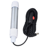 Fishing Light 126 LED IP68 Waterproof 1000lm Submersible Night Fish Finder Lamp 13W AC12‑36VWhite Light