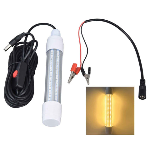 Fishing Light 126 LED IP68 Waterproof 1000lm Submersible Night Fish Finder Lamp 13W AC12‑36VWarm Light In Australia - Darrahopens