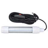 Fishing Light 126 LED IP68 Waterproof 1000lm Submersible Night Fish Finder Lamp 13W AC12‑36VGreen Light