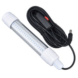 Fishing Light 126 LED IP68 Waterproof 1000lm Submersible Night Fish Finder Lamp 13W AC12‑36VBlue Light