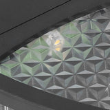 LED Solar Wall Lamp Soft Warm Light Long Battery Life IP44 Wall Light for Home Courtyard Lawn Garden
