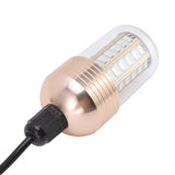 LED Fishing Light Super Bright 60 LEDs 3000lm 30W IP68 Waterproof Underwater Night Fishing Lamp 12‑60V Yellow Light