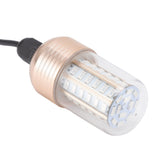 LED Fishing Light Super Bright 60 LEDs 3000lm 30W IP68 Waterproof Underwater Night Fishing Lamp 12‑60V Yellow Light