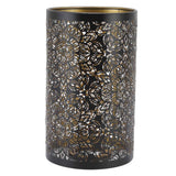 Lamp Shade Hollow Carving Metal Cylindrical Circular Pattern E27 E26 Detachable Decorative Nightstand Table Lamp Shade In Australia - Darrahopens