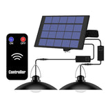 LED Solar Pendant Light Split Design Waterproof Light Controlled Induction Solar Shed Light Automatic Charging Solar Lamp