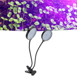 30W Double Head LED Plant Growing Lights Clip On 5 Level Brightness Grow Lamp for Indoor Plants