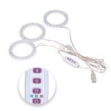 LED Plant Grow Lights Full Spectrum USB Growing Light Timing 5 Level Dimming for Indoor Plant Growing Natural Light
