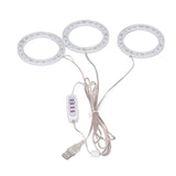 LED Plant Grow Lights Full Spectrum USB Growing Light Timing 5 Level Dimming for Indoor Plant Growing Red Blue Light