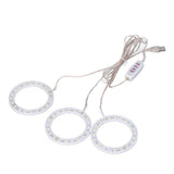 LED Plant Grow Lights Full Spectrum USB Growing Light Timing 5 Level Dimming for Indoor Plant Growing Red Blue Light
