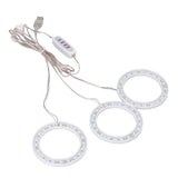 LED Plant Grow Lights Full Spectrum USB Growing Light Timing 5 Level Dimming for Indoor Plant Growing Red Blue Light