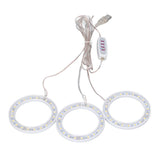LED Plant Grow Lights Full Spectrum USB Growing Light Timing 5 Level Dimming for Indoor Plant Growing Red Blue Light