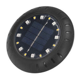 Solar Ground Lights Automatic Charging RGB LED Lamp Beads IP67 Waterproof Warm White Ground Lights Outdoor In Australia - Darrahopens