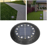 Solar Ground Lights Automatic Charging RGB LED Lamp Beads IP67 Waterproof Warm White Ground Lights Outdoor