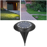 Solar Ground Lights Automatic Charging RGB LED Lamp Beads IP67 Waterproof Warm White Ground Lights Outdoor