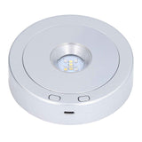 LED Display Base USB RGB Colorful Light Rotating Crystal Display Base Stand for Bottle Jewellery Handicraft