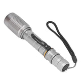 Telescopic Zoomable Flashlight 5 Lighting Modes 5000LM Waterproof Bright Flashlight for Outdoor Adventure Camping Home Gray