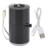 Electric Vacuum Pump USB Charging Inflatable Pump with 4 Lighting Gear for Outdoor Camping Black In Australia - Darrahopens