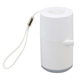 Electric Vacuum Pump USB Charging Inflatable Pump with 4 Lighting Gear for Outdoor Camping White