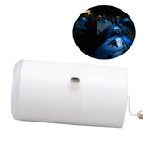 Electric Vacuum Pump USB Charging Inflatable Pump with 4 Lighting Gear for Outdoor Camping White