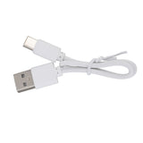 Electric Vacuum Pump USB Charging Inflatable Pump with 4 Lighting Gear for Outdoor Camping White