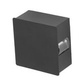 Beam Wall Light Quadrate Design Retro Warm Light 3W Unilateral Lighting LED Wall Lamp AC85 to 265V for Hotel Black Shell