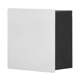 Beam Wall Light Quadrate Design Retro Warm Light 3W Unilateral Lighting LED Wall Lamp AC85 to 265V for Hotel White Shell