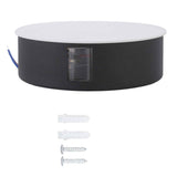 Wall Light Round Shape Aluminum Alloy 3 Beams Modern Wall Sconce Lamp for Dining Room AC85‑265V 9W White In Australia - Darrahopens