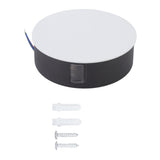 Wall Light Round Shape Aluminum Alloy 3 Beams Modern Wall Sconce Lamp for Dining Room AC85‑265V 9W White