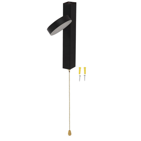 LED Wall Lights 3 Color Modes Modern Style Aluminium Pull Chain Switch Modern Wall Sconces for Bedroom Stair 85 to 265V