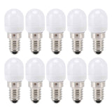 10Pcs E14 Light Bulb Stainless Steel 1.5W 220V LED Bulb for Chandelier Ceiling Cabinet Wall Table Lamps Warm White Light In Australia - Darrahopens