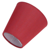 6PCS Fabric Lampshade Modern Simple Good Light Transmission Table Lamp Shade for E14 Bulb Miniature Bulb for Ceiling Lamp A3 01 Wine Red In Australia - Darrahopens