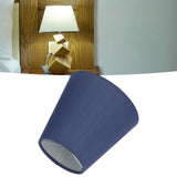 6PCS Fabric Lampshade Modern Simple Good Light Transmission Table Lamp Shade for E14 Bulb Miniature Bulb for Ceiling Lamp A3 02 Dark Blue