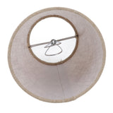 6Pcs Small Lamp Shade Clip On Drum Linen Fabric Lampshade for Candle Bulbs Lighting Accessories