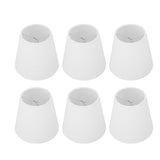 6Pcs White Fabric Lampshade Kit Modern Minimalist Lampshade for Candelabra Floor Table Chandelier Wall In Australia - Darrahopens