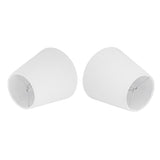 6Pcs White Fabric Lampshade Kit Modern Minimalist Lampshade for Candelabra Floor Table Chandelier Wall