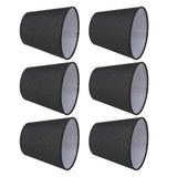 6Pcs Lampshade Lamp Shade Modern Simple Style Home Decoration Black for Small E14 Bulb In Australia - Darrahopens