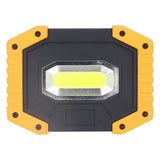 COB Work Light USB Charging Portable Floodlight Waterproof Emergency Portable Light with 180 Degree Rotating Bracket