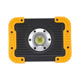 COB Work Light Waterproof USB Charging Portable COB Floodlight with 180 Degree Rotatable Stand for Camping Emergency