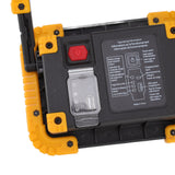 COB Work Light Waterproof USB Charging Portable COB Floodlight with 180 Degree Rotatable Stand for Camping Emergency