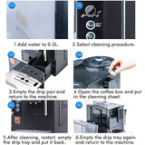 50PCS Coffee Machines Cleaner Tablets Cleaning Tablets for Automatic Coffee Machines