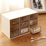 Mini 9 Grid Drawer Desk Storage Box Plastic Storage Organizer for Home Office