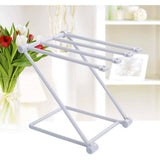Countertop Kitchen Towel Rack Foldable Fingertip Towel Holder Dishcloth Hanger for Bathroom Vanity Countertops