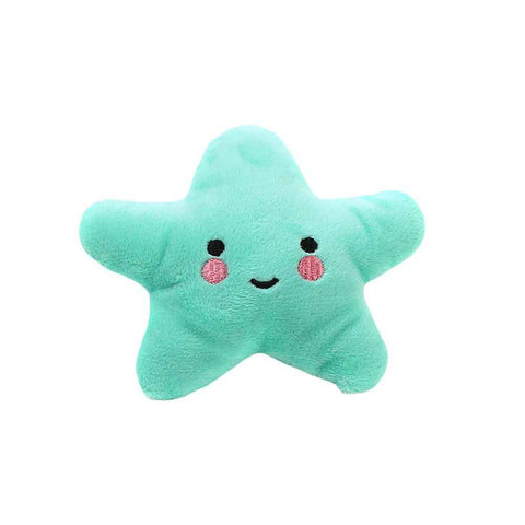 Pet Dog Chew Toy Plush Star Shaped Soft Cute Dog Cat Chew Puppy Toys In Australia - Darrahopens
