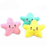 Pet Dog Chew Toy Plush Star Shaped Soft Cute Dog Cat Chew Puppy Toys In Australia - Darrahopens