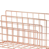 Letter Holder Iron Metal Three Grid Bookcase Holder Multifunctional File Sorter Organizer In Australia - Darrahopens