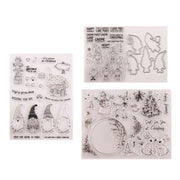 1 Set Christmas DIY Cutting Dies and Stamps Scrapbooking Cutting Machine Stencils Embossing Stencil Template Gifts