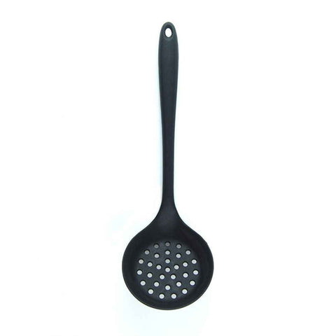 Silicone Slotted Skimmer Spatula Lightweight Slotted Spoon Skimmer Spoon Strainer Ladle with Long Handle In Australia - Darrahopens